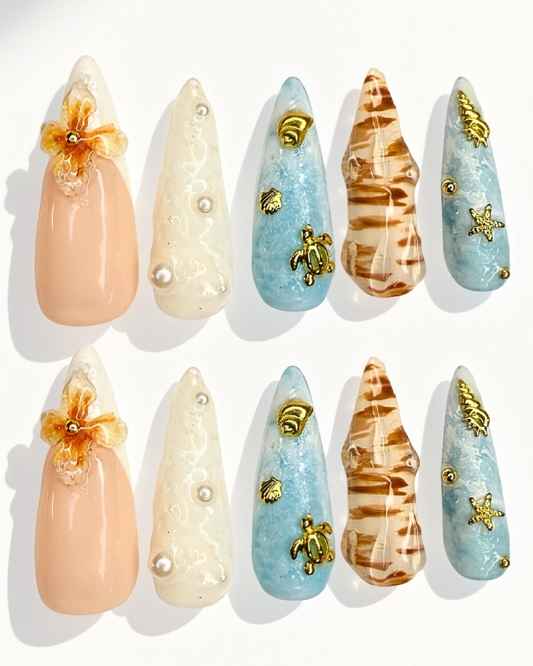Sea Glass Safari | Press-On Nails