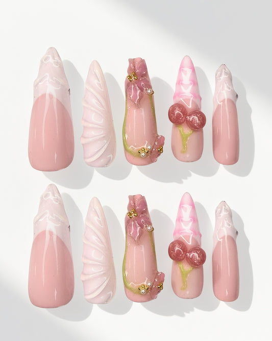 Rosé Chérie | Press-On Nails