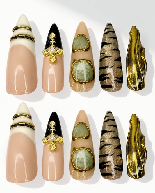 Golden Oasis | Press-On Nails