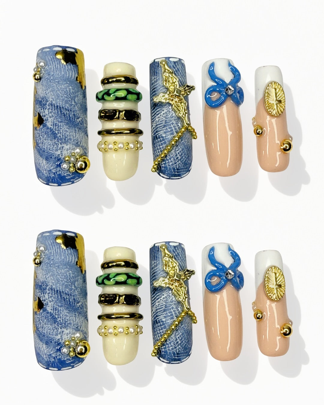 Denim Heirloom | Press-On Nails