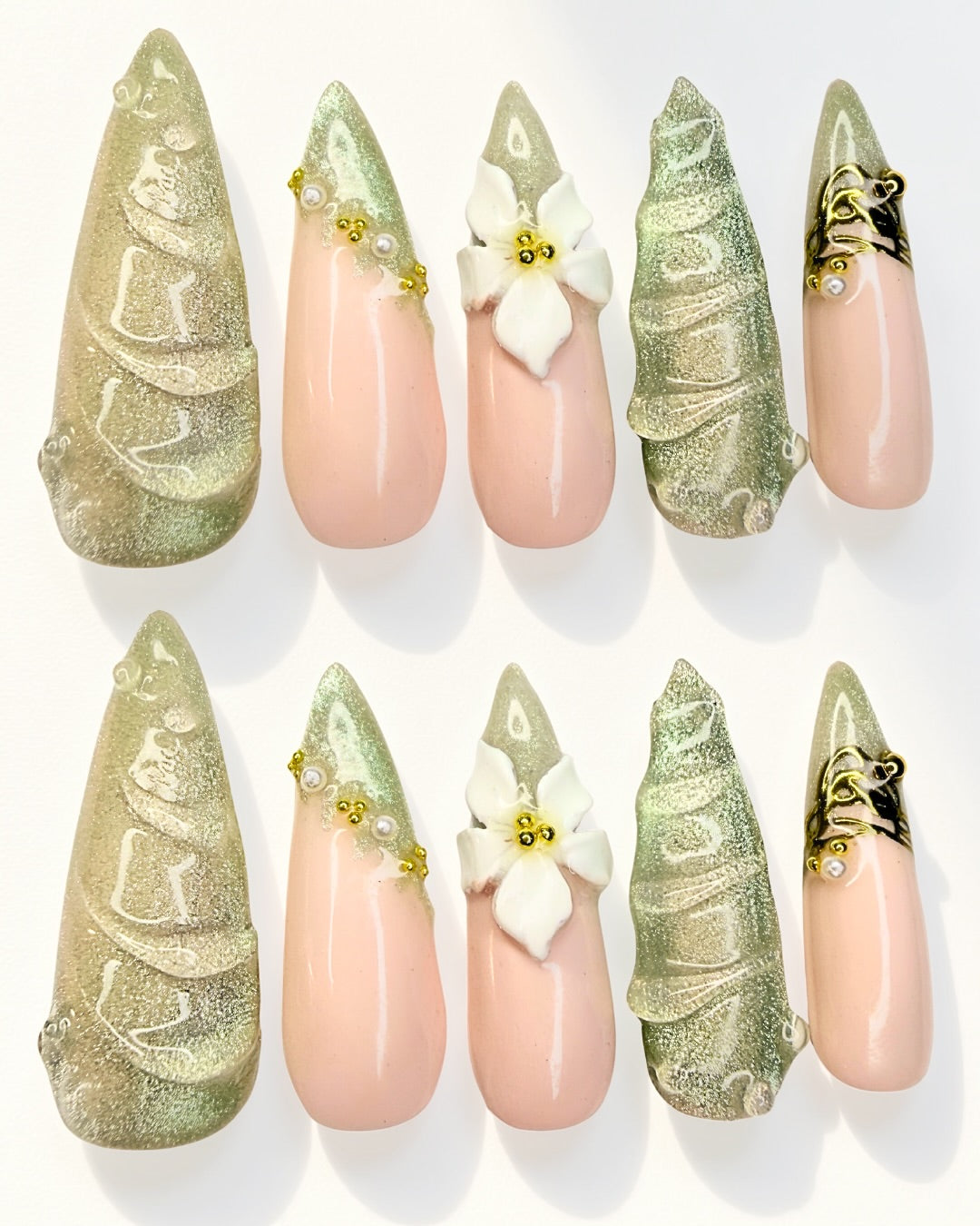 Jade Lotus | Press-On Nails